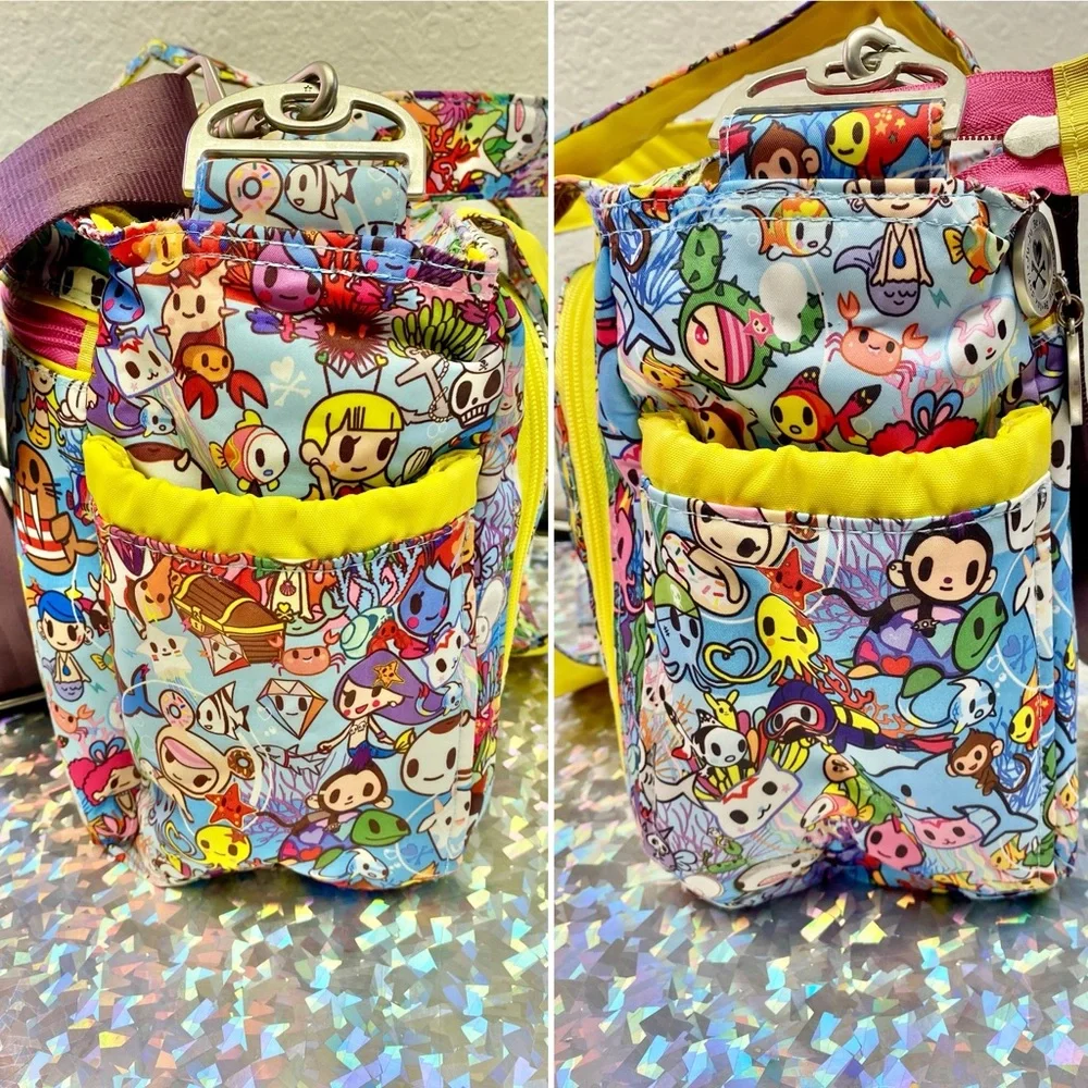 JuJeBe tokidoki Sea Amo 1.0 Zip Top Tote Diaper Bag *Strap & Pad Not Original*